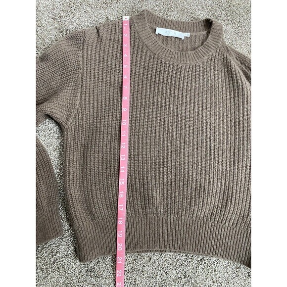 ASTR The Label Millicent Ribbed Cold Shoulder Sweater – Mushroom Brown (Size S - Picture 7 of 8